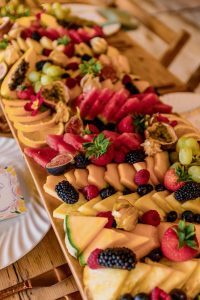 photo of a summer fruit platter